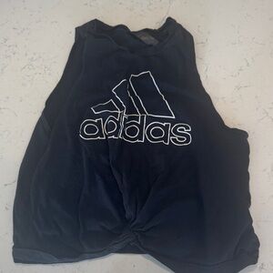 Adidas Women's Black Muscle Tee
